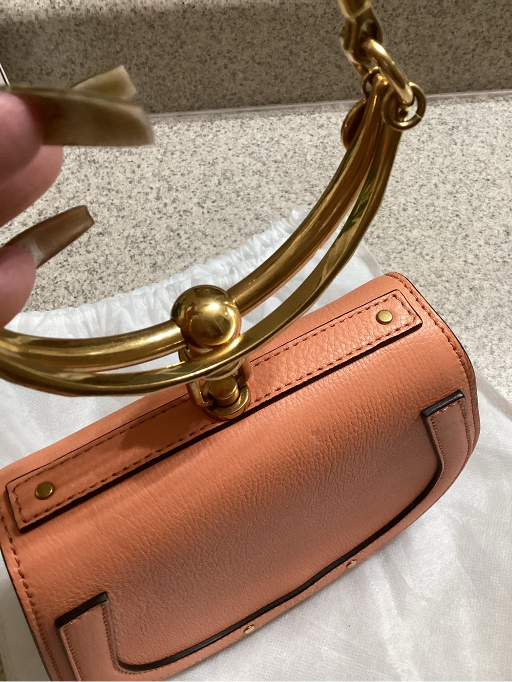 Chloe Nile bracelet crossbody purse. - Picture 2 of 16